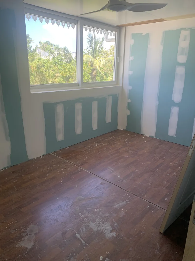 Chambre en cours de finition
